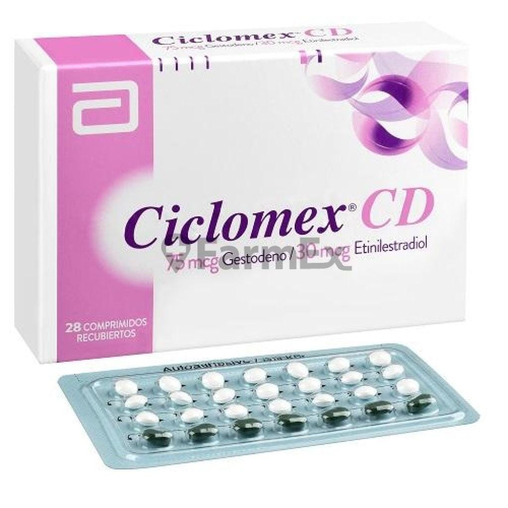 Ciclomex CD x 28 Comprimidos Farmex-Receta Solidaria-Persistente-50